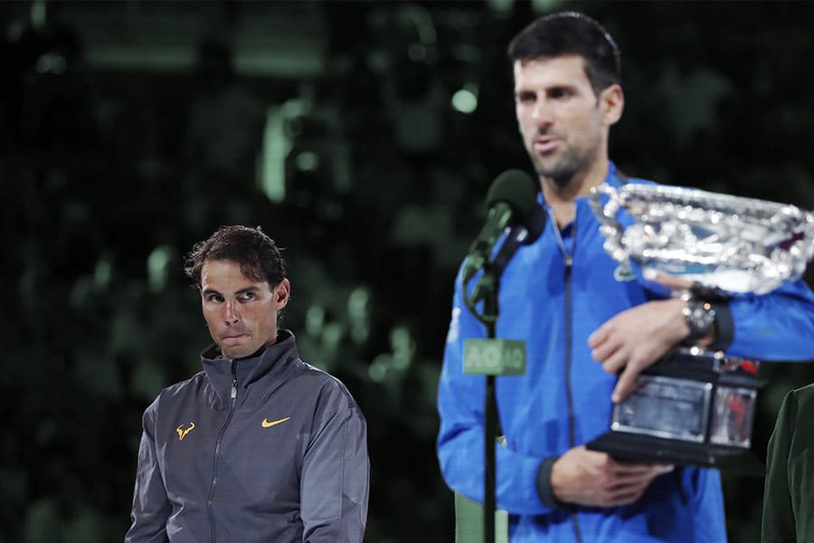 novak djokovic rafa nadal australian open 2019